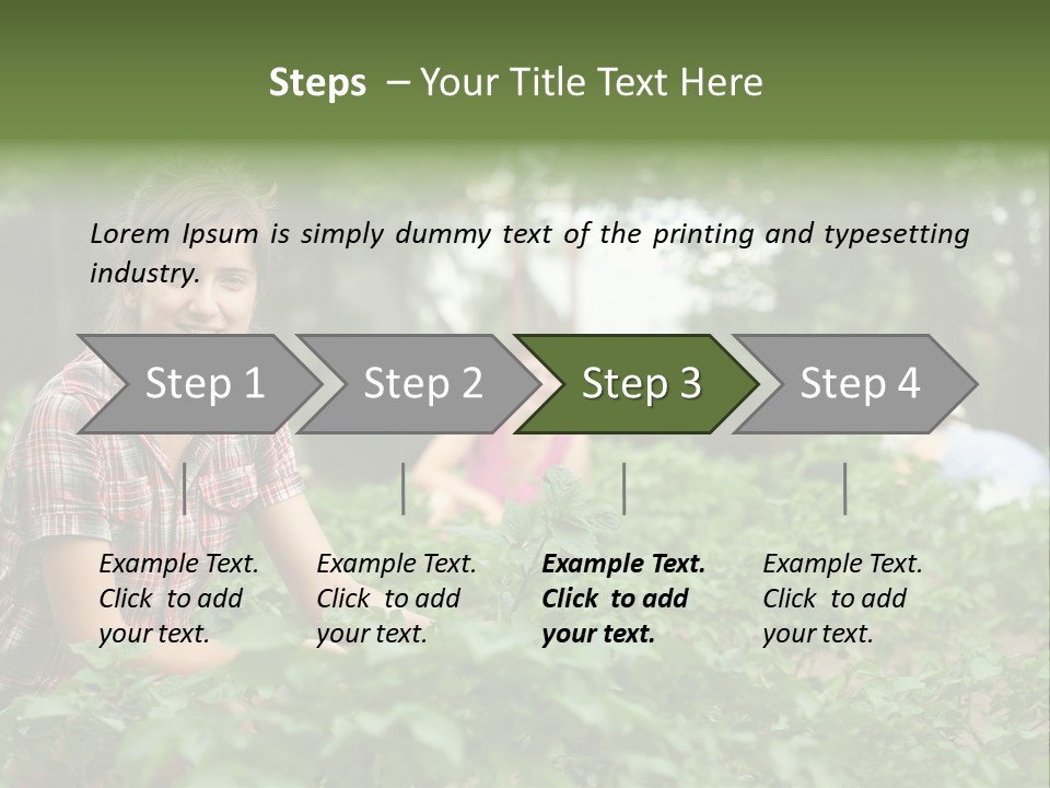 Pastoral Farming Three PowerPoint Template