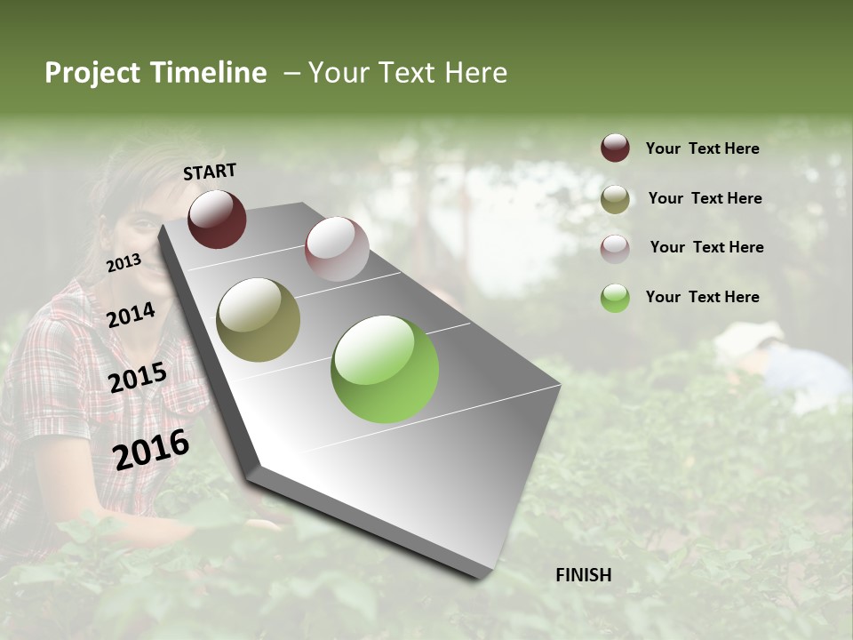 Pastoral Farming Three PowerPoint Template