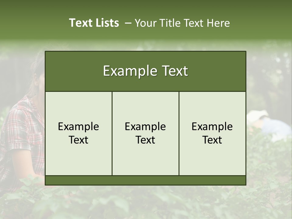 Pastoral Farming Three PowerPoint Template
