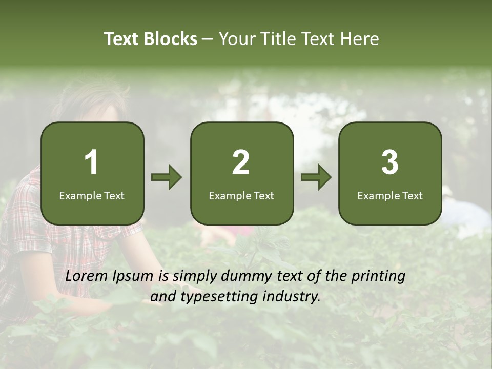 Pastoral Farming Three PowerPoint Template