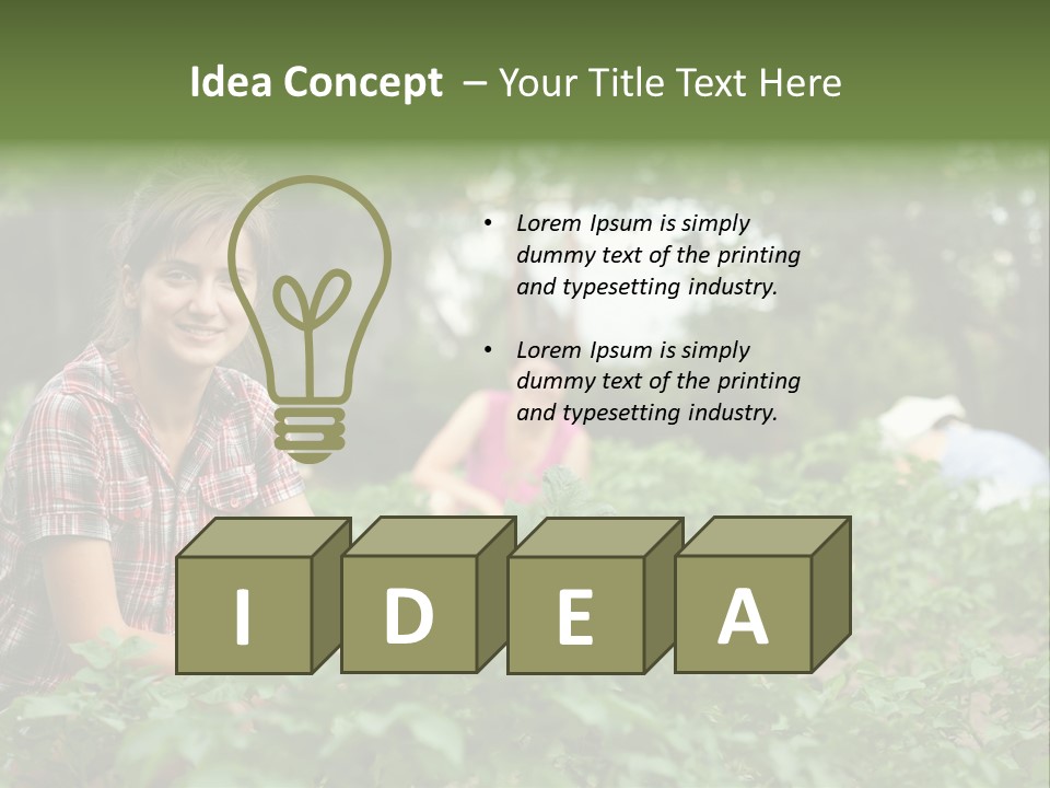 Pastoral Farming Three PowerPoint Template