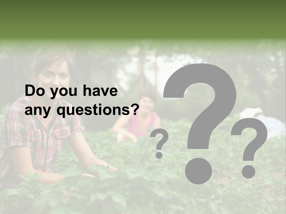 Pastoral Farming Three PowerPoint Template