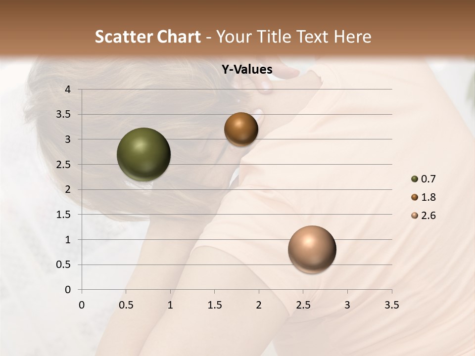 A Woman Sitting On A Bed With Her Back To The Camera PowerPoint Template