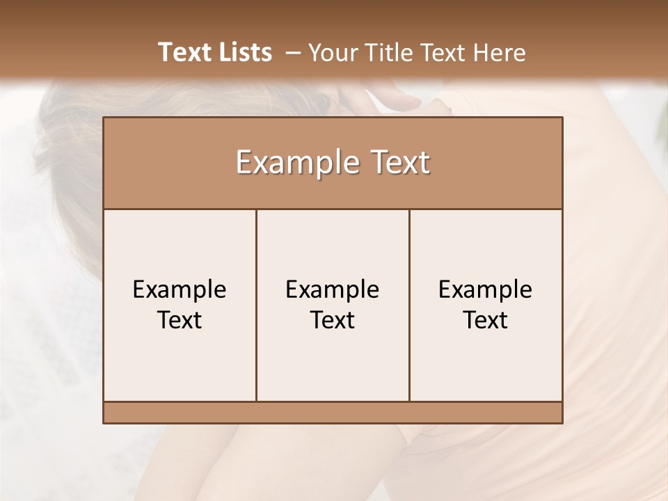 A Woman Sitting On A Bed With Her Back To The Camera PowerPoint Template