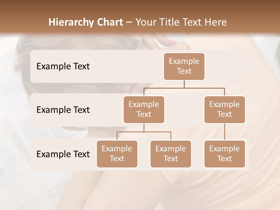 A Woman Sitting On A Bed With Her Back To The Camera PowerPoint Template