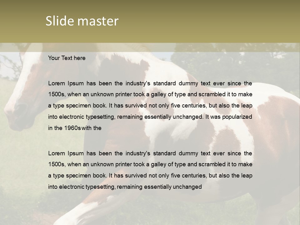 American Landscape Outdoor PowerPoint Template