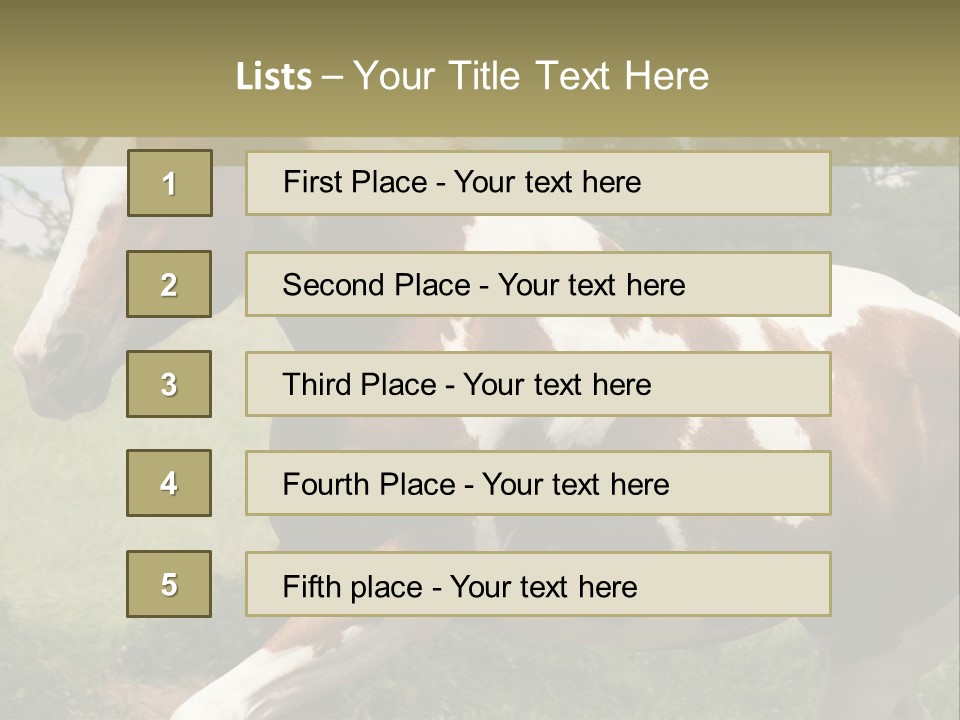 American Landscape Outdoor PowerPoint Template