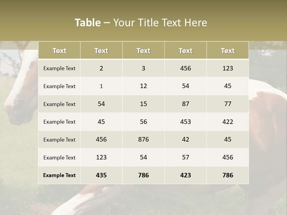American Landscape Outdoor PowerPoint Template