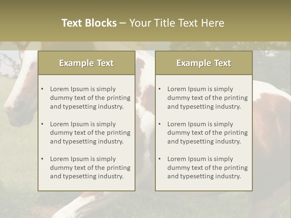 American Landscape Outdoor PowerPoint Template