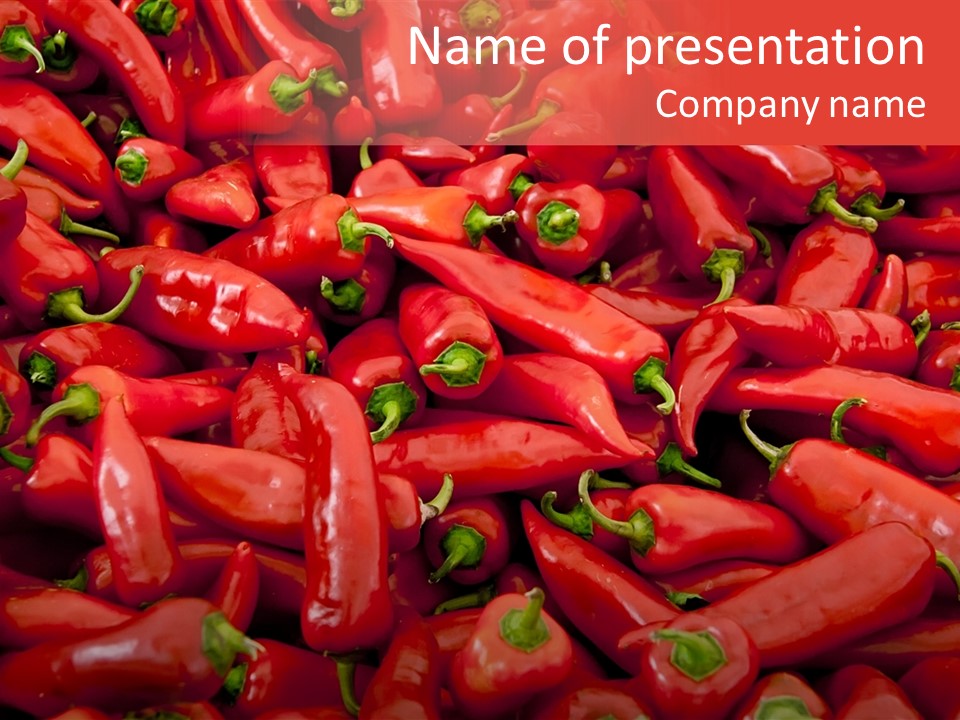Salad Spice Bazaar PowerPoint Template