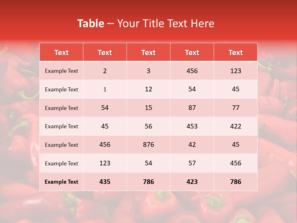 Salad Spice Bazaar PowerPoint Template