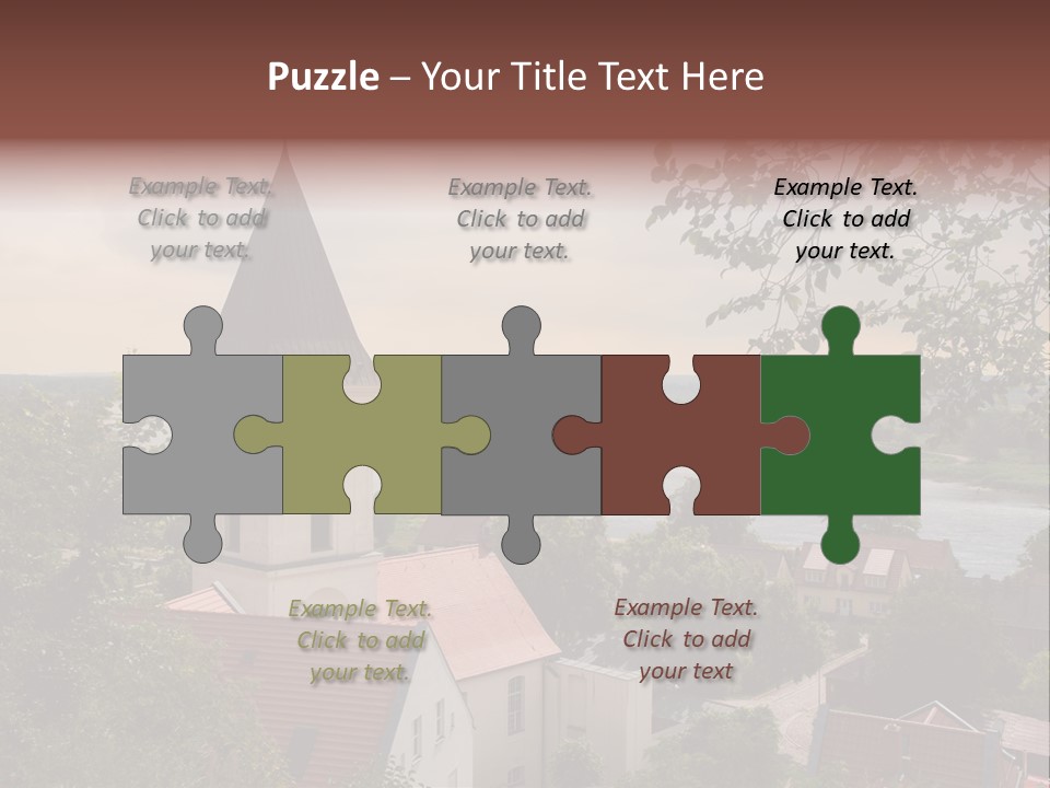 Hillside Waterfront History PowerPoint Template