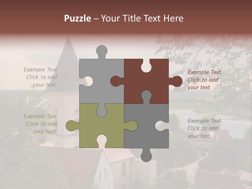 Hillside Waterfront History PowerPoint Template