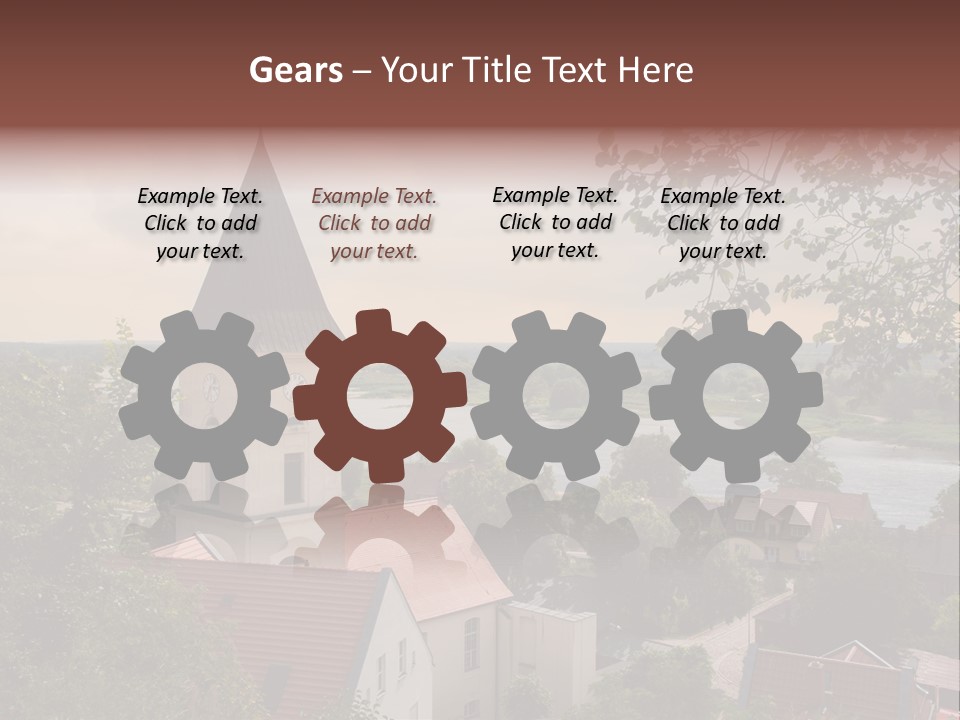 Hillside Waterfront History PowerPoint Template