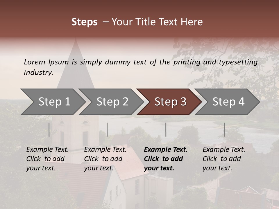 Hillside Waterfront History PowerPoint Template