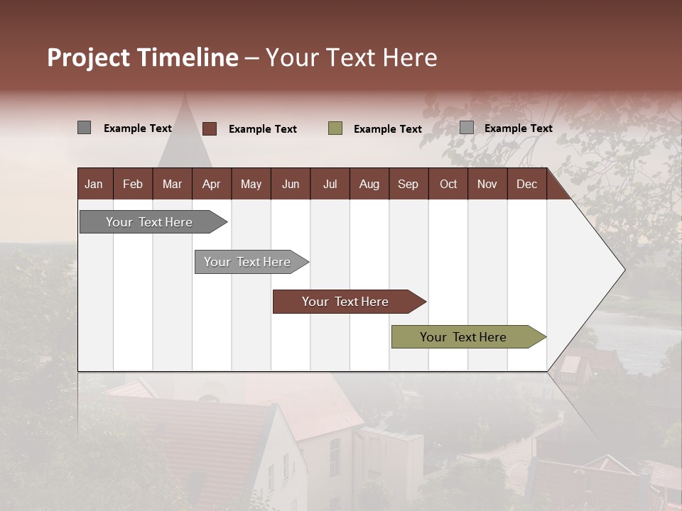 Hillside Waterfront History PowerPoint Template