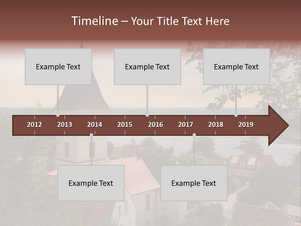 Hillside Waterfront History PowerPoint Template