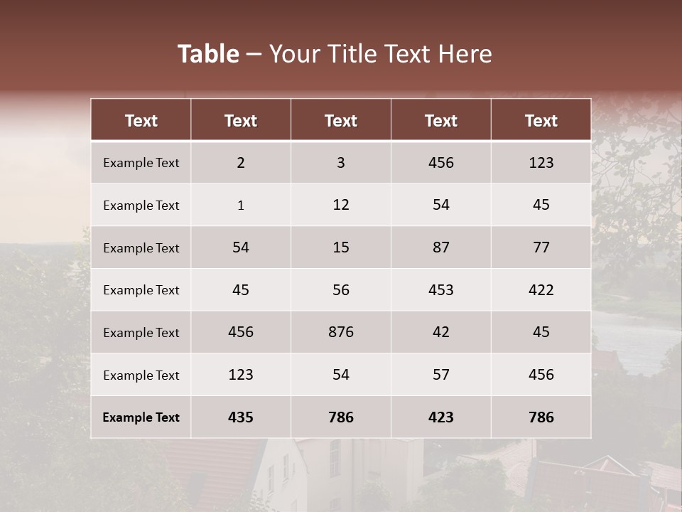 Hillside Waterfront History PowerPoint Template