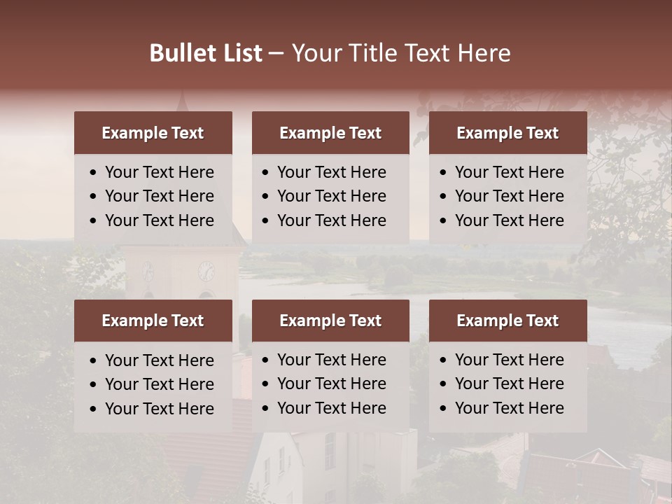 Hillside Waterfront History PowerPoint Template