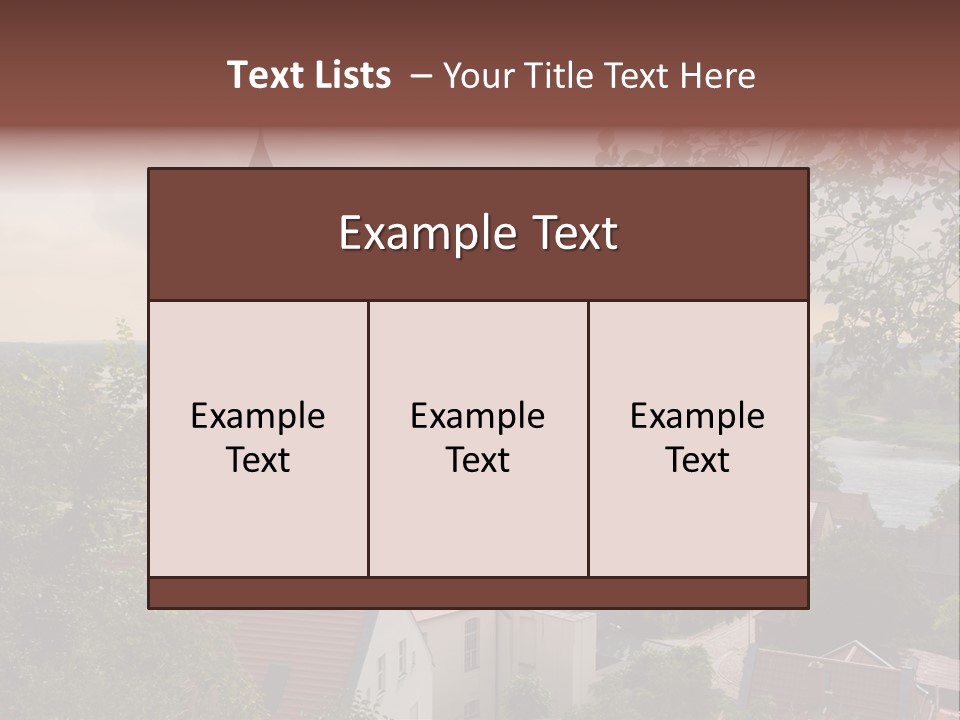 Hillside Waterfront History PowerPoint Template