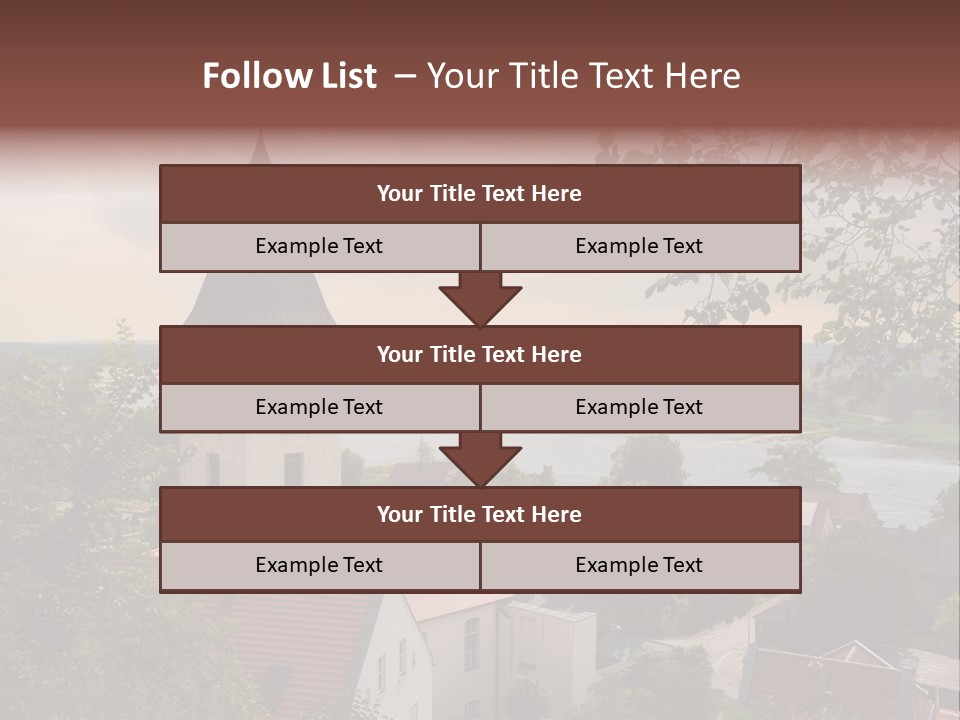 Hillside Waterfront History PowerPoint Template