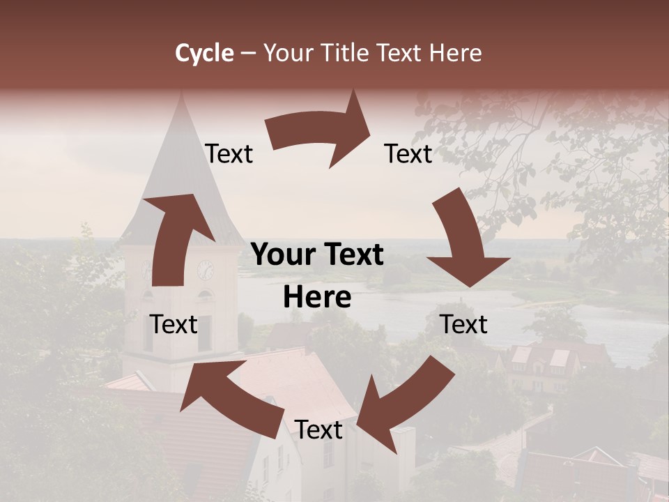 Hillside Waterfront History PowerPoint Template