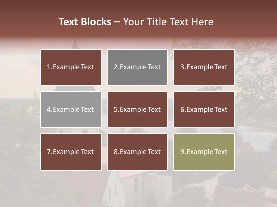 Hillside Waterfront History PowerPoint Template