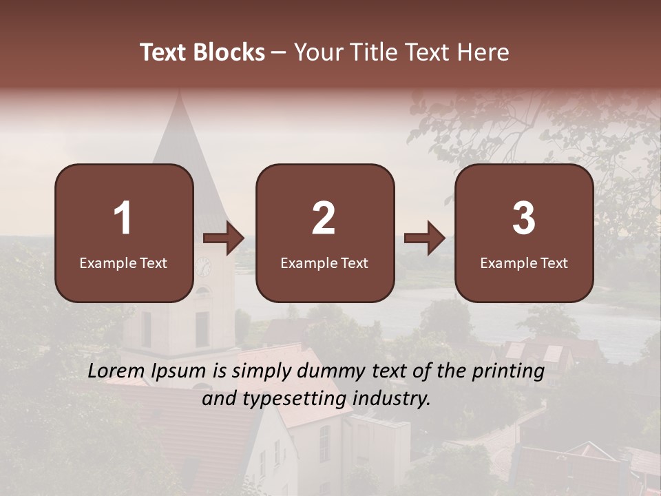 Hillside Waterfront History PowerPoint Template