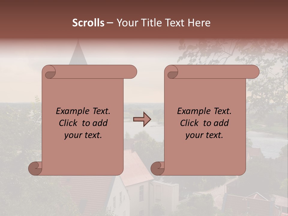 Hillside Waterfront History PowerPoint Template
