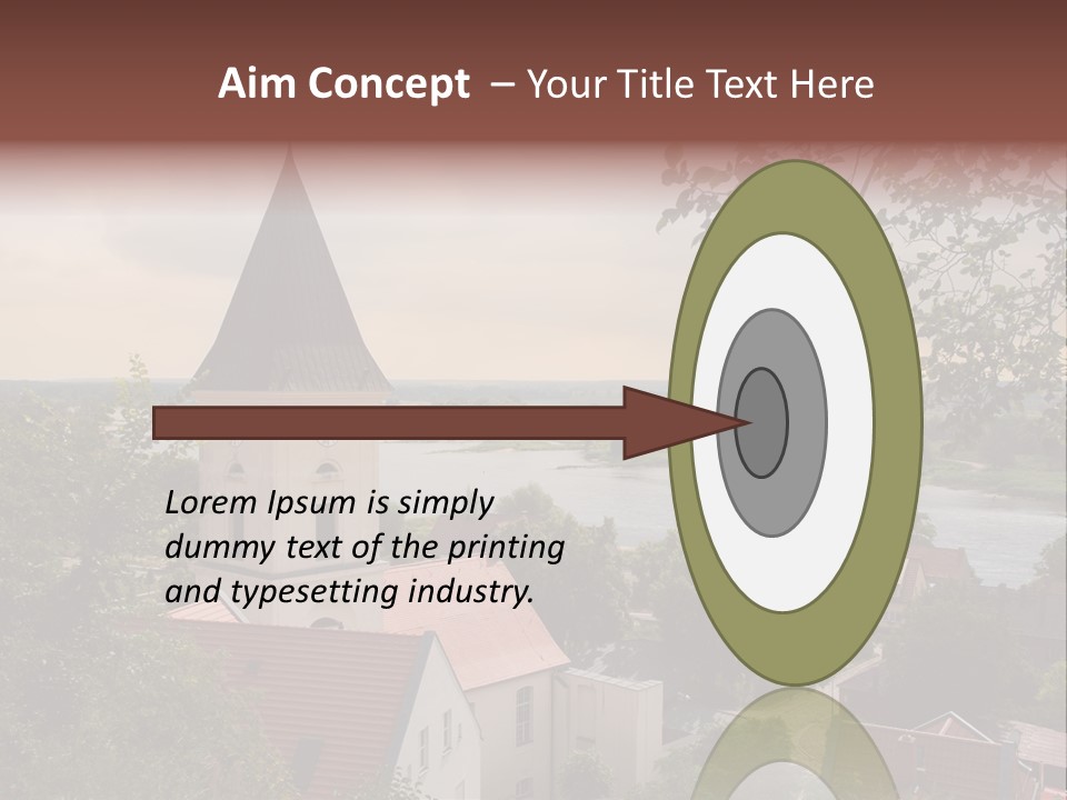 Hillside Waterfront History PowerPoint Template