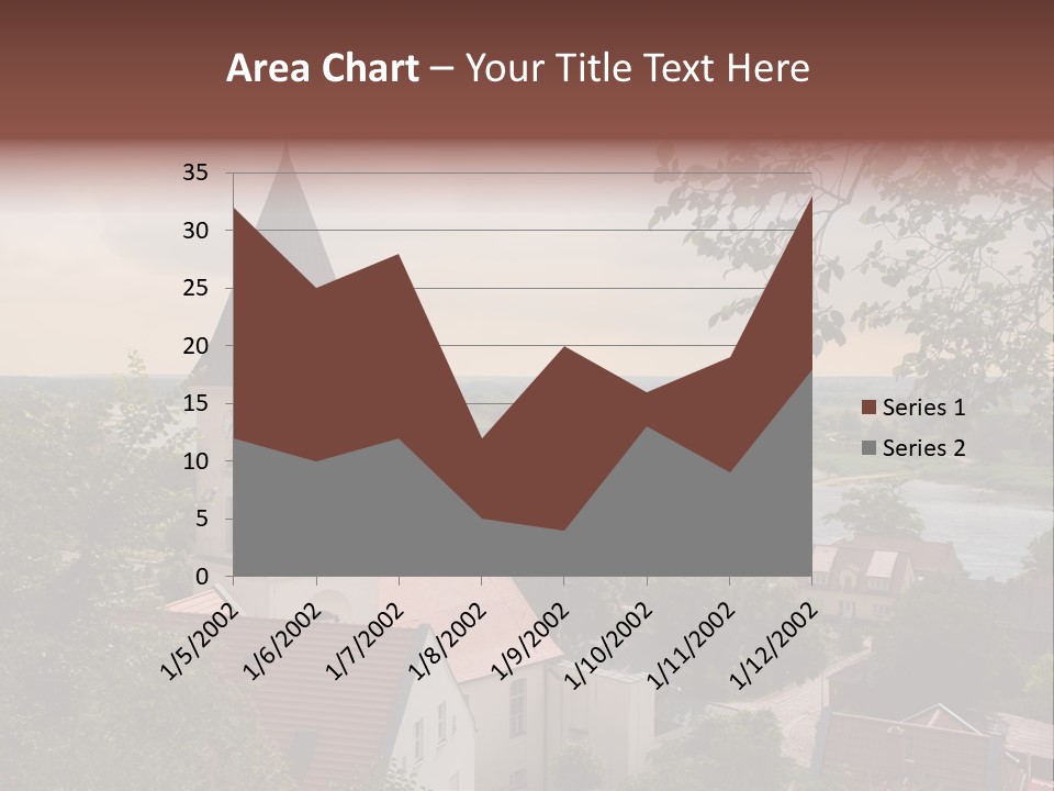 Hillside Waterfront History PowerPoint Template