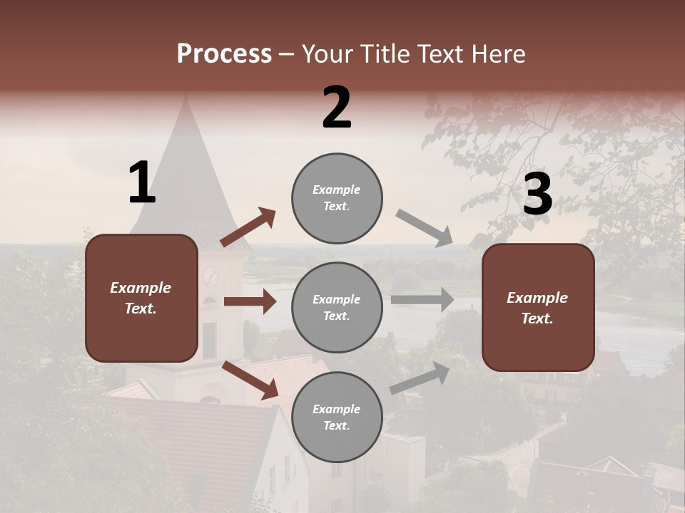 Hillside Waterfront History PowerPoint Template