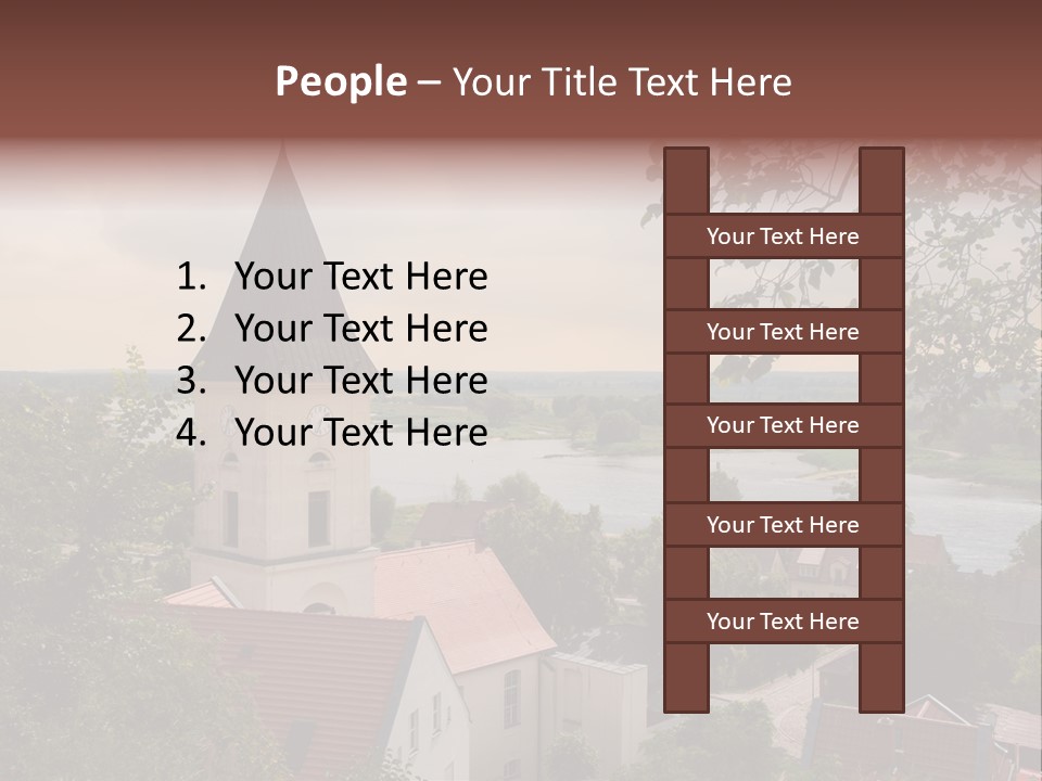Hillside Waterfront History PowerPoint Template