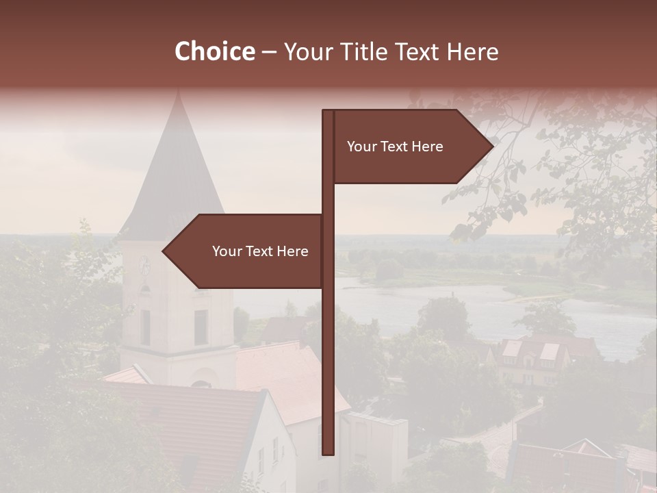 Hillside Waterfront History PowerPoint Template