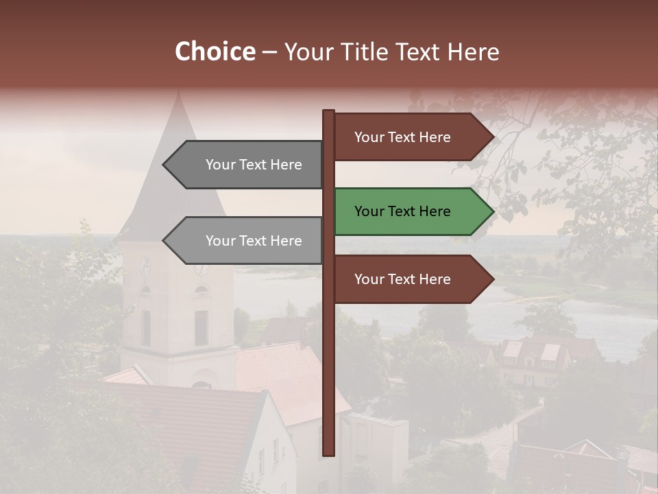 Hillside Waterfront History PowerPoint Template
