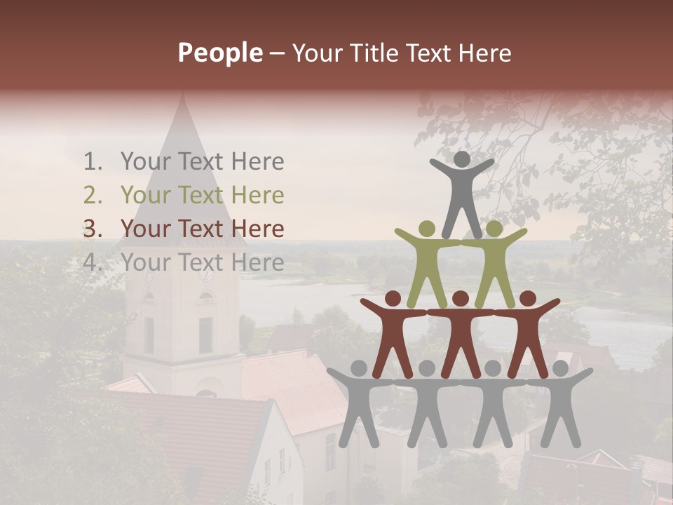 Hillside Waterfront History PowerPoint Template