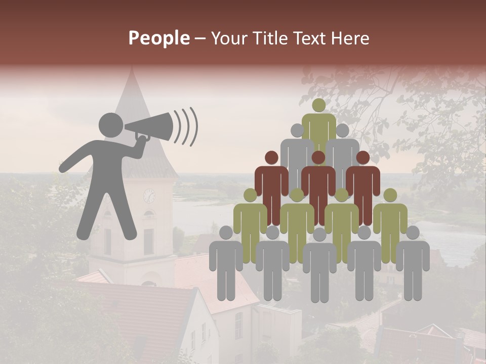 Hillside Waterfront History PowerPoint Template