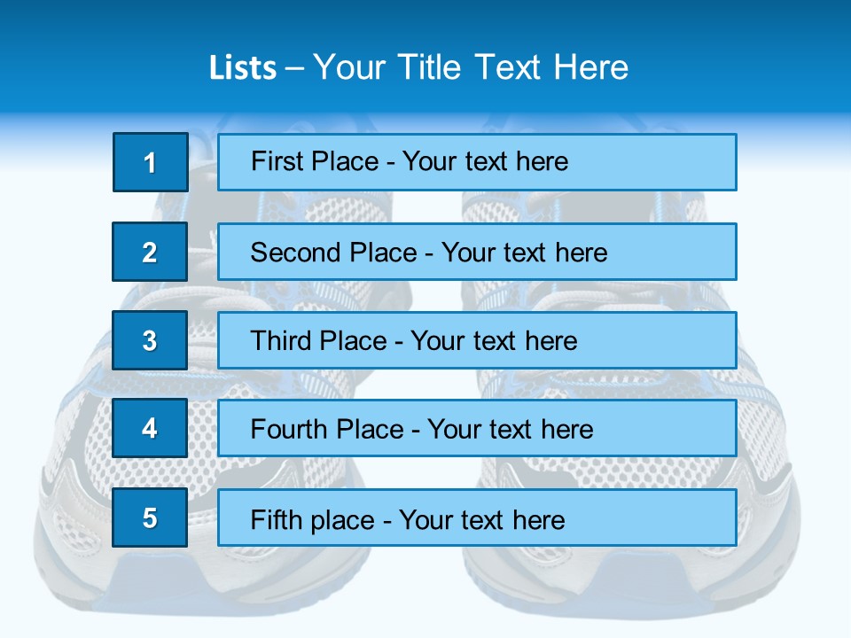 Runner Smile Landscape PowerPoint Template