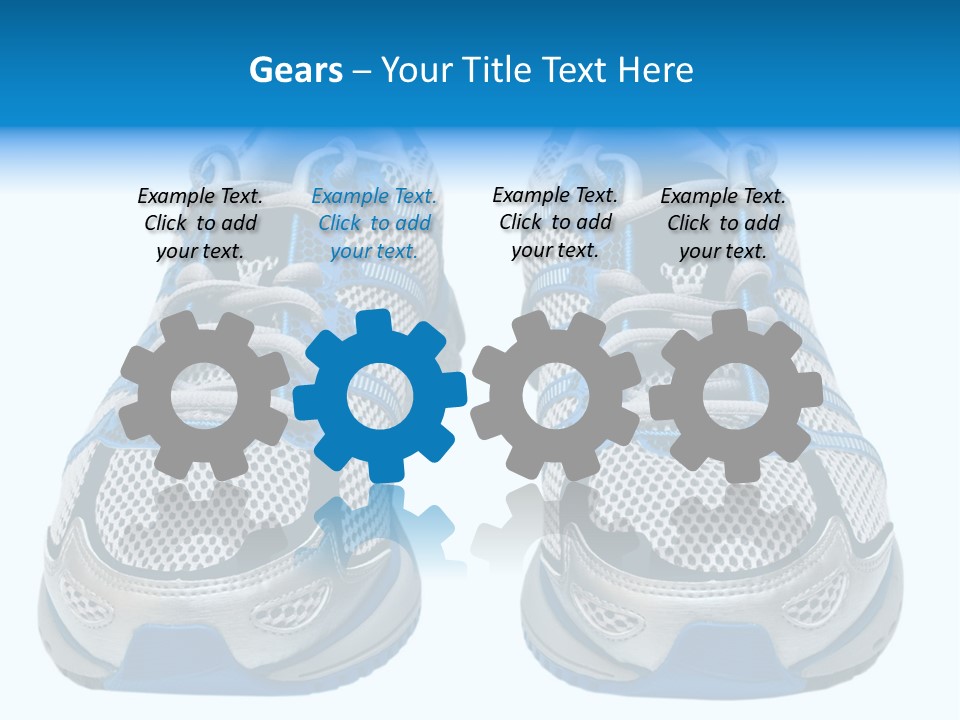 Runner Smile Landscape PowerPoint Template