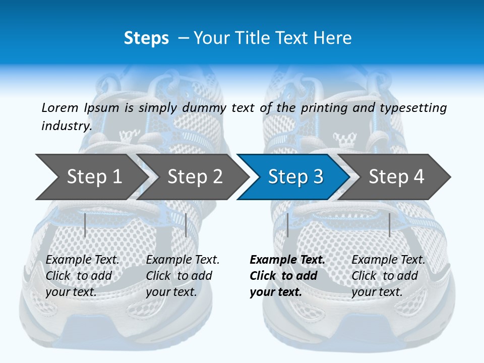 Runner Smile Landscape PowerPoint Template