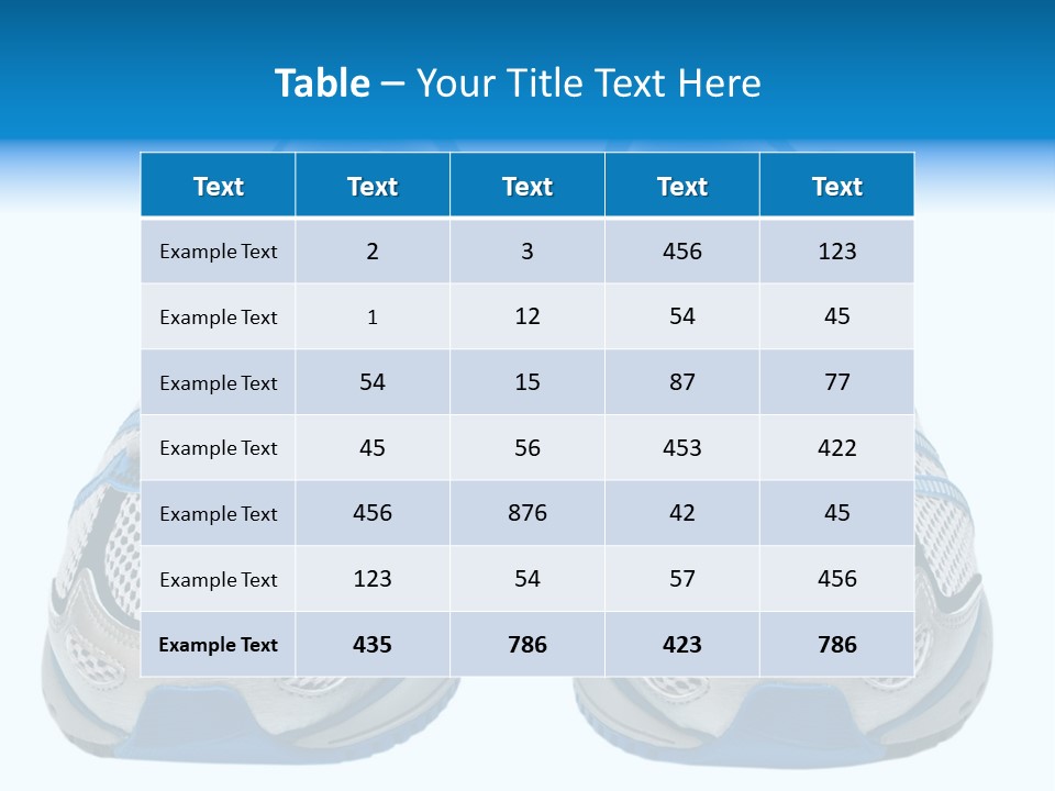 Runner Smile Landscape PowerPoint Template
