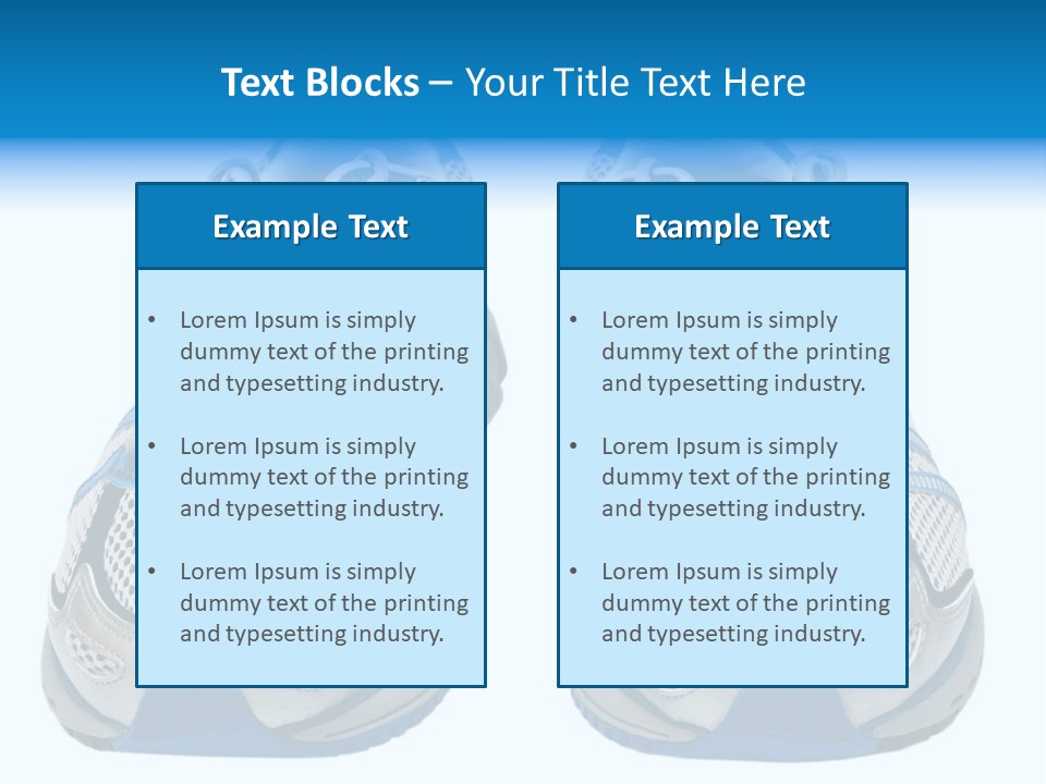 Runner Smile Landscape PowerPoint Template