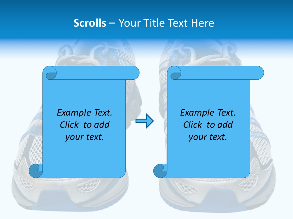 Runner Smile Landscape PowerPoint Template