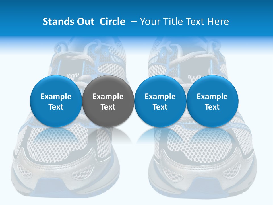 Runner Smile Landscape PowerPoint Template