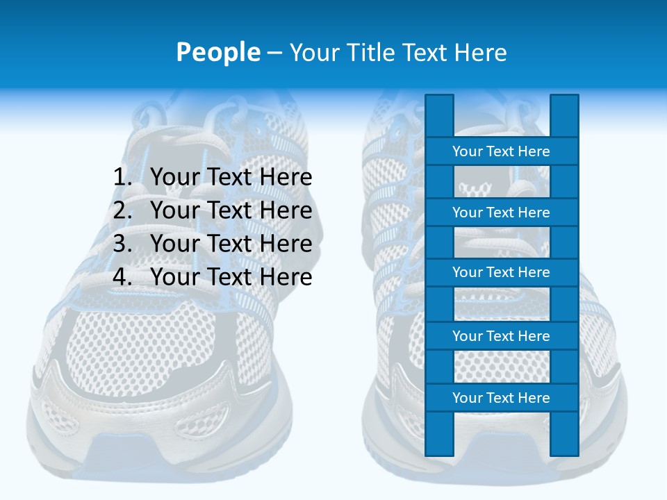 Runner Smile Landscape PowerPoint Template
