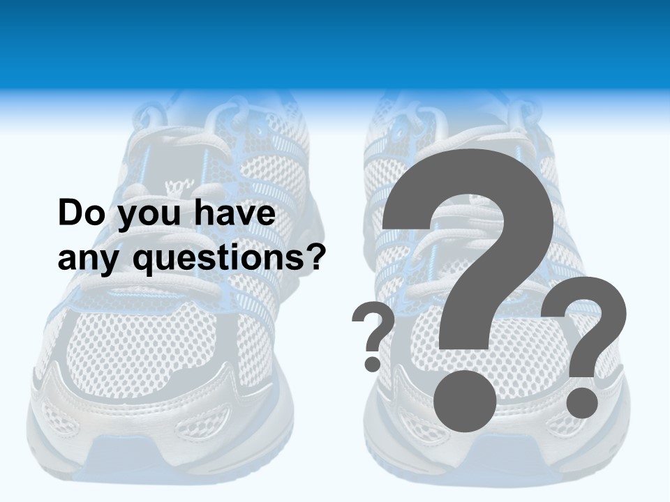 Runner Smile Landscape PowerPoint Template