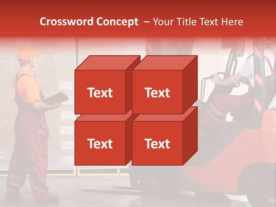 Container Transportation Cargo PowerPoint Template