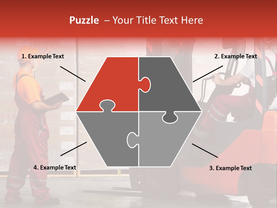 Container Transportation Cargo PowerPoint Template