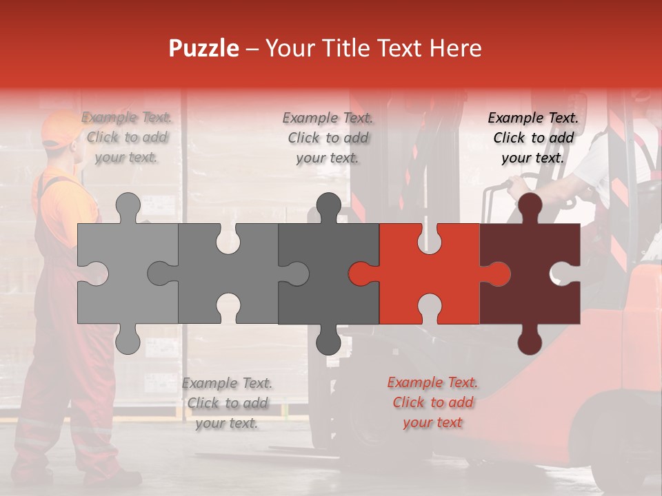 Container Transportation Cargo PowerPoint Template