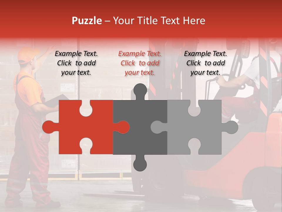 Container Transportation Cargo PowerPoint Template